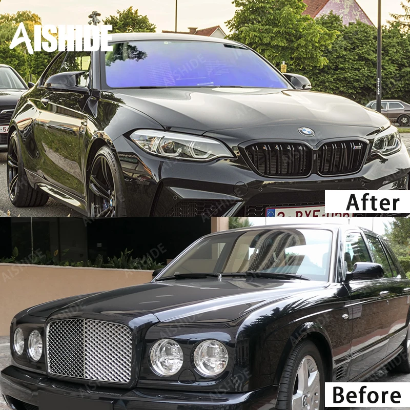 Aishide 2mil 83% VLT 8071 Paars Kameleon Autoruitfolie Vensterglas Films Veranderende Kleuren Koplamp Tint voor Voertuig