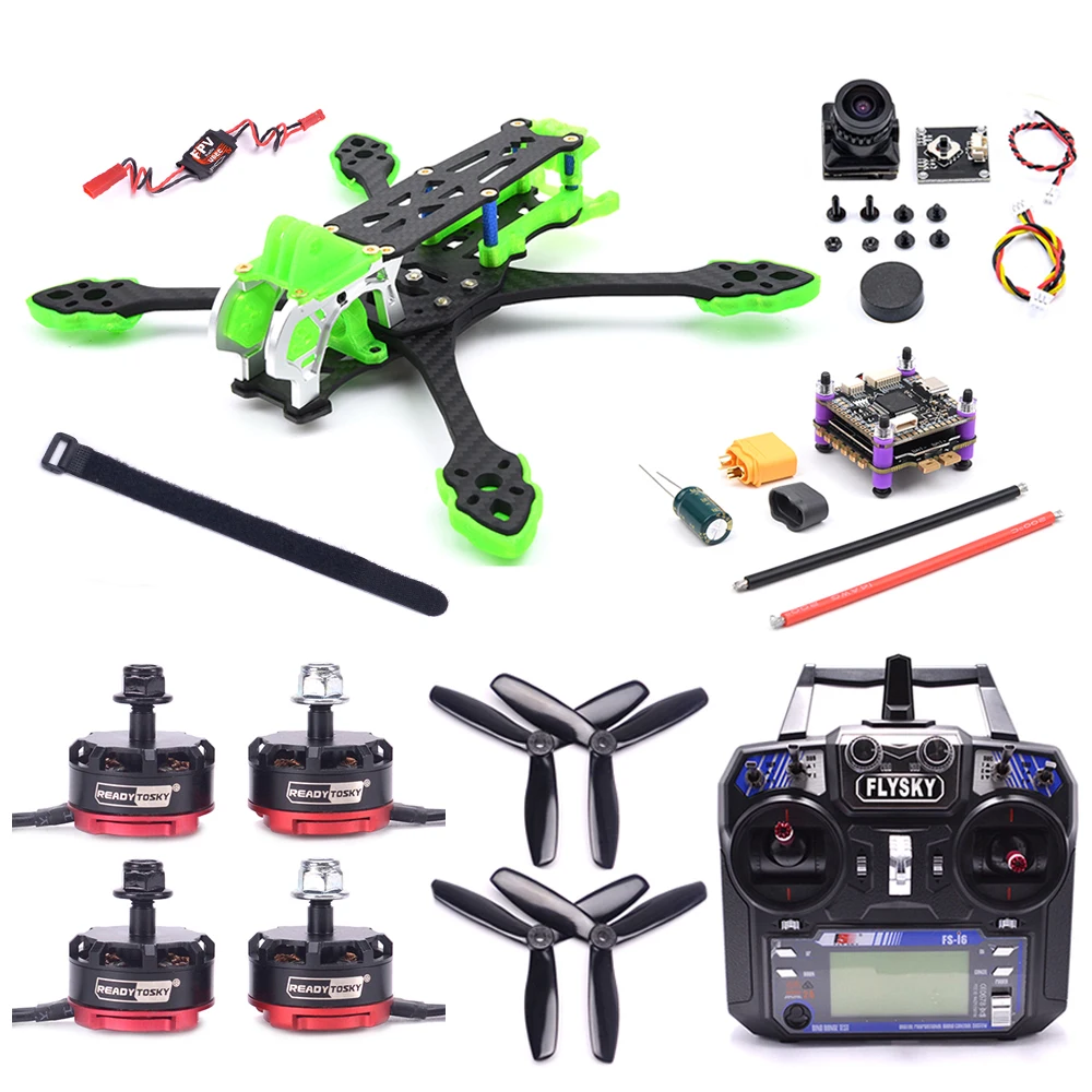 MARK5 5inch 225mm 3K Carbon Fiber Frame Kit 2205 2300KV Motor 60A 4in1 ESC F405 F4 Flight Controller For FPV RC Racing Drone