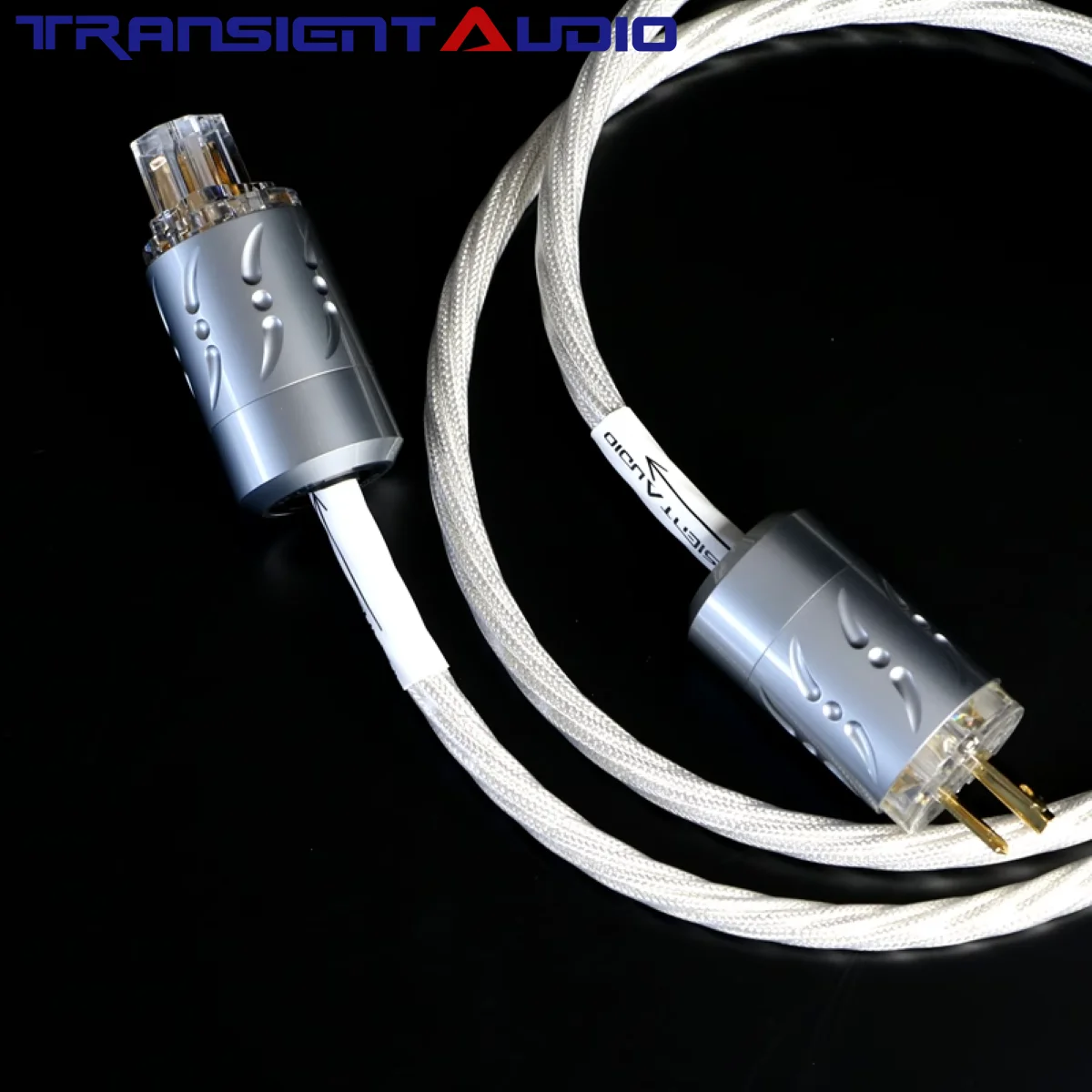 TRANSIENTHI-FIAUDIO High-Fidelity Flagship Audio EU/US plug Power Cable, Audiophile-Grade 7NOCC with Silver Plating Power Cable