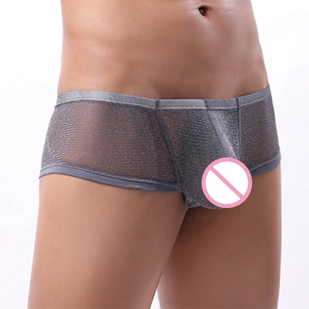 

Man Sexy U Convex Underwear ultra Thin Meshs Mens See-Through Sheer Pouch Underwear Panties Lingerie Knickers