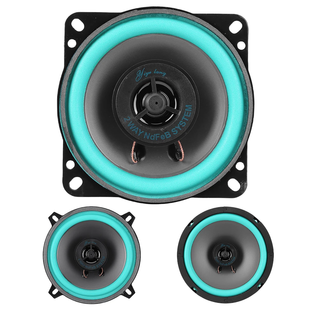 4/5/6 Inch Universal Car Speaker 100W/160W HiFi Coaxial Subwoofer 12V Full Range Speaker Sensitivity 92dB Car Subwoofer Stereo