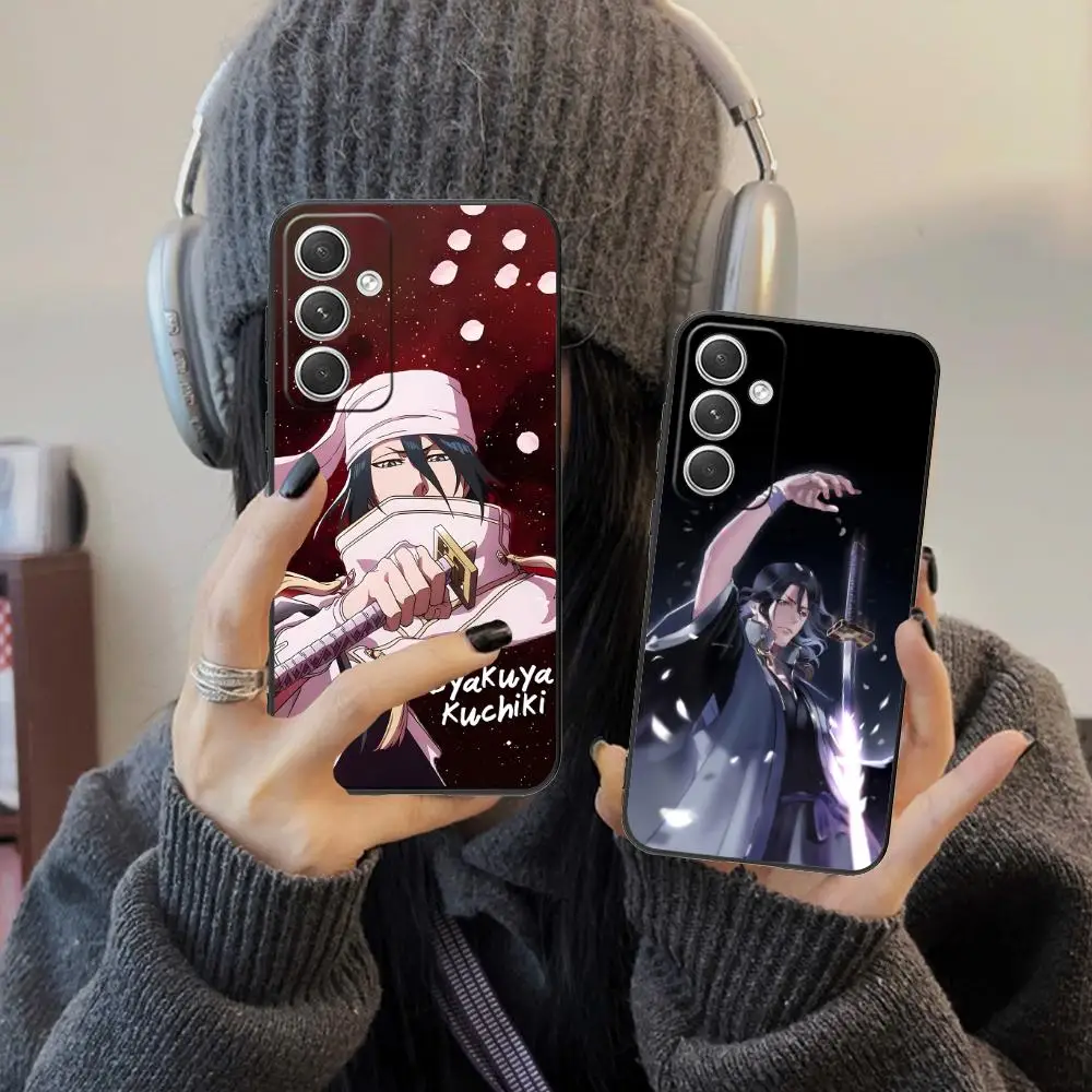 

Чехол для телефона Bleach Byakuya Kuchiki для Samsung Galaxy S25 S24 S23 S22 S21 S20 S10 S9 Plus FE Ultra Lite Black Pretty Cellphones