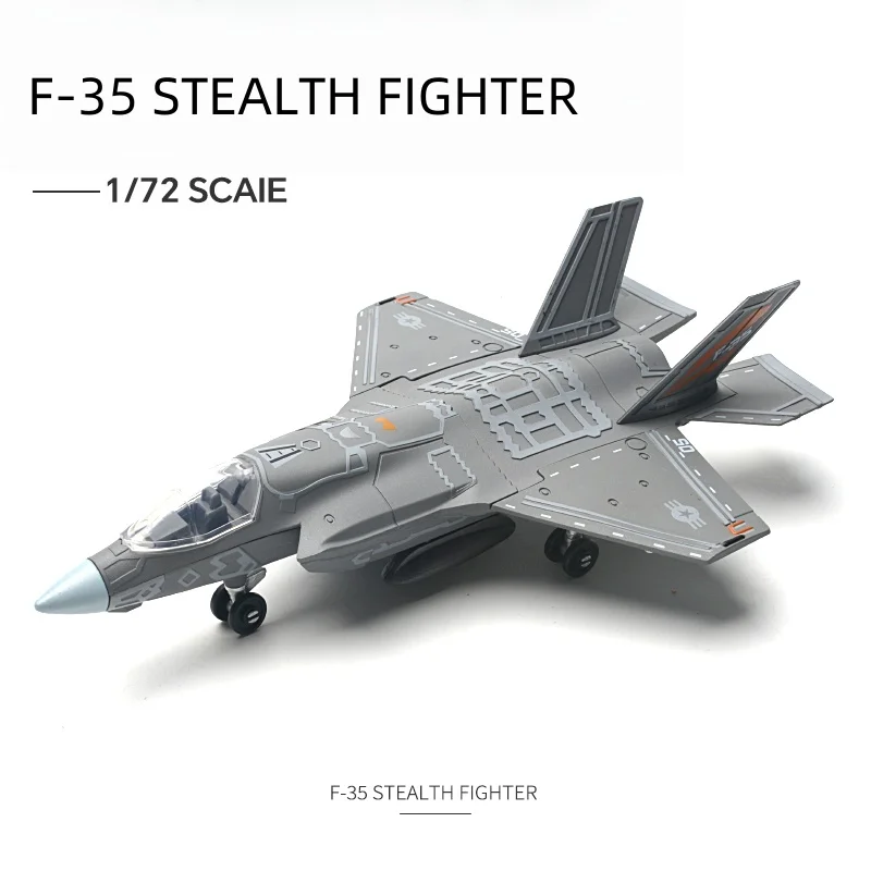

1:72 Amercia F-35 Stealth Fighter Model Creative Military Series Building Blocks Home Decor Assembled Toys For Boys Xmas Gifts