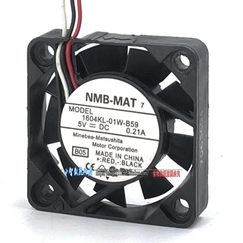 ORIGINAL 1604KL-01W-B59 5V 0.21A 4010 40*40*10mm NEW COOLING FAN RADIATOR