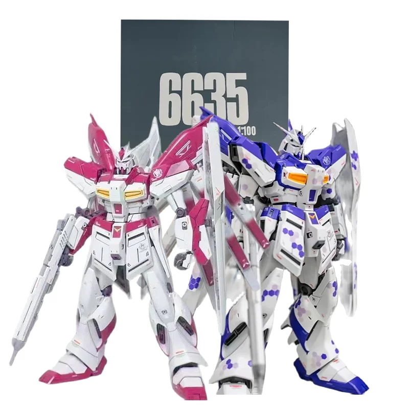 Daban 6635 Mg 1/100 Rx 93 2 Hi Nu Pink Ver نموذج تجميع عالي الجودة قابل للجمع أنيمي روبوت أطقم أرقام هدية للأطفال #2