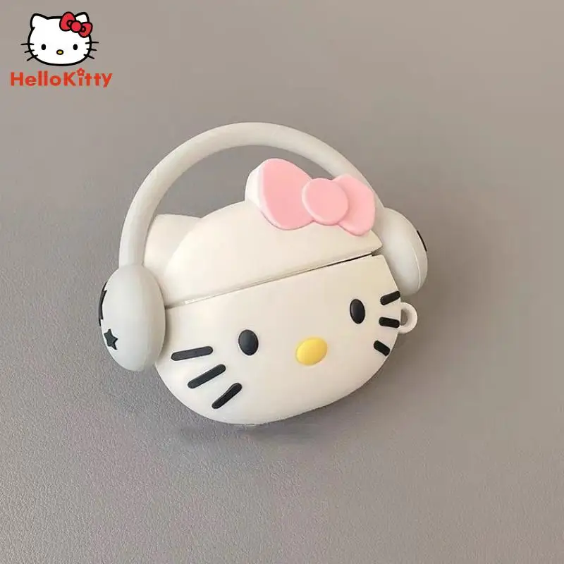 Hello Kitty Wireless Bluetooth Headset Anime Cartoon Melody Kuromi Pochacco Wireless Headset Students Listen Music Headset