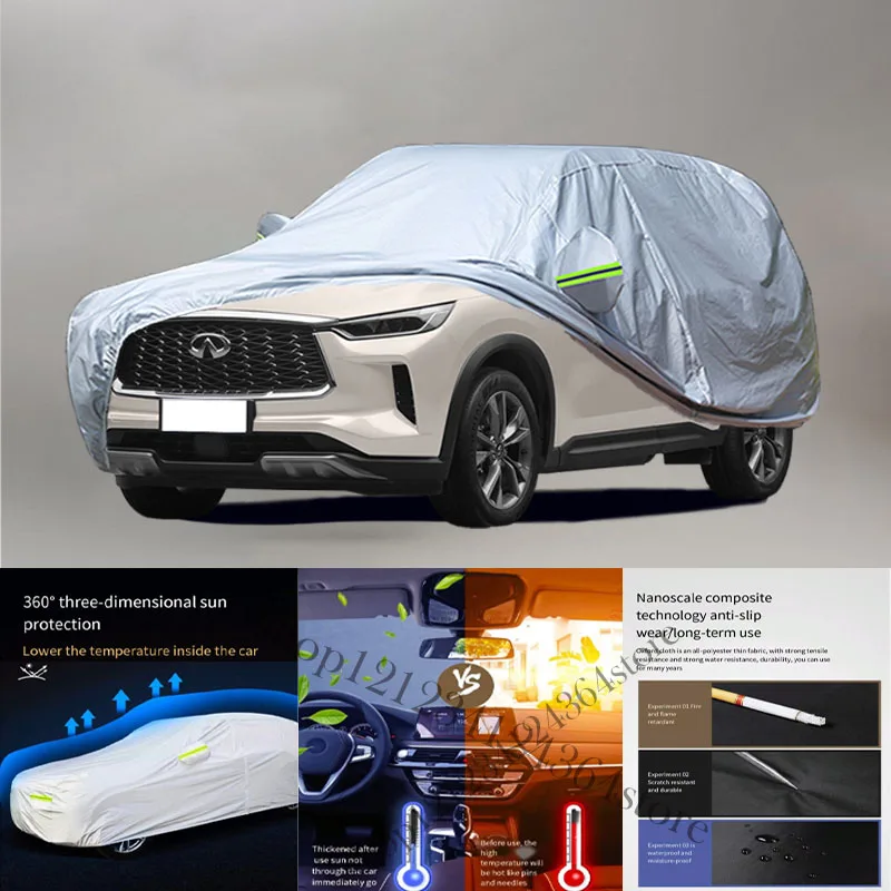 

For Infiniti QX60 fit Outdoor Protection Full Car Covers Snow Cover Sunshade Waterproof Dustproof Exterior Car cover protection