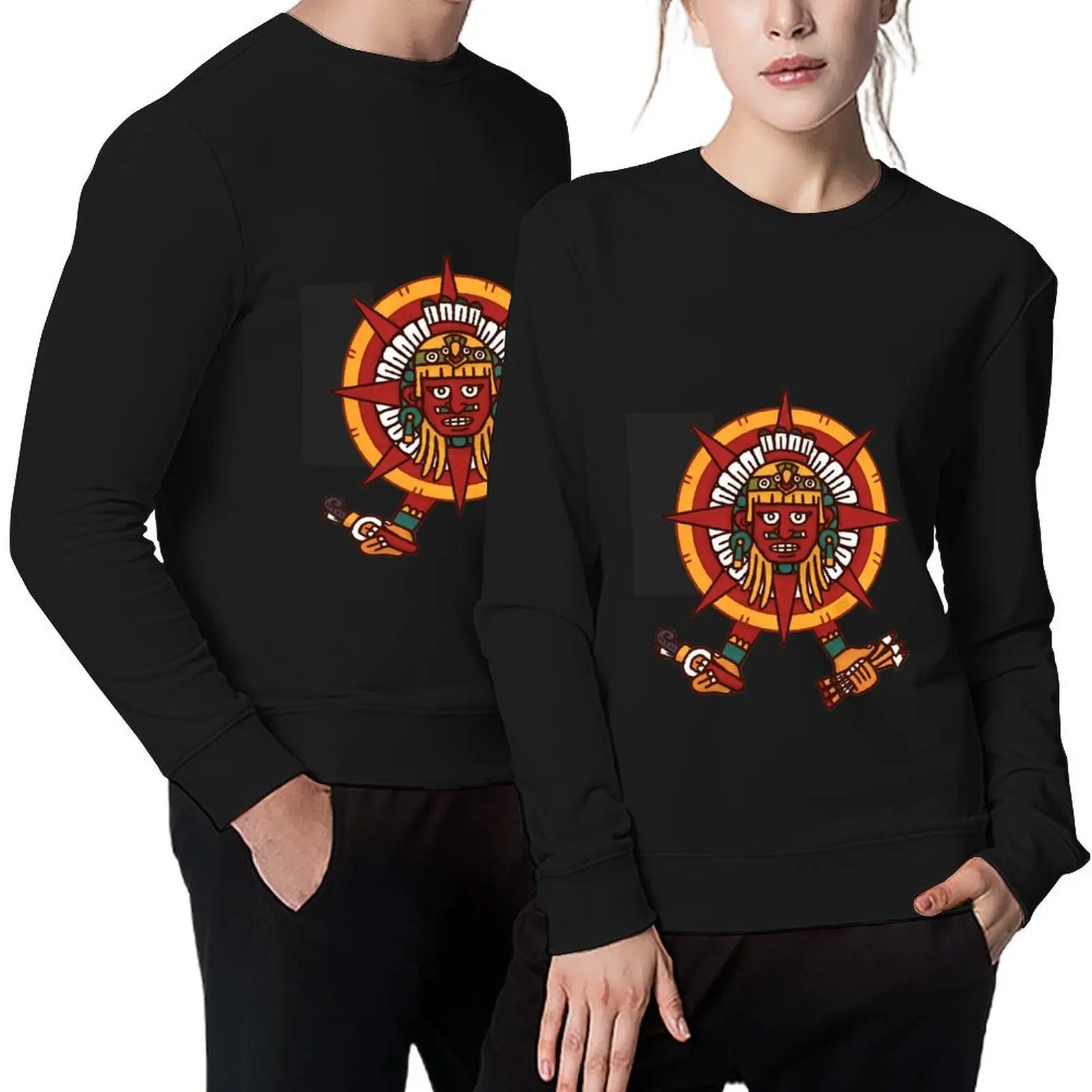 

TONATIUH THE SUN He who shines Pullover anime clothing men clothing korean autumn clothes tracksuits anime sweatshirt