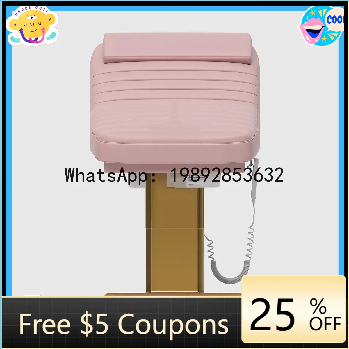 AB  electric beauty bed can lie hole beauty salon eyebrow tattoo bed living room decoration