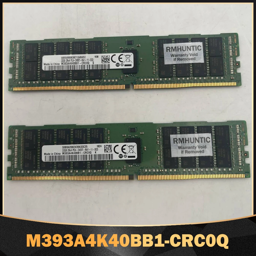 

1PCS RAM 32GB 2Rx4 DDR4 2400 PC4-2400T-R 19200 For Samsung Server Memory M393A4K40BB1-CRC0Q