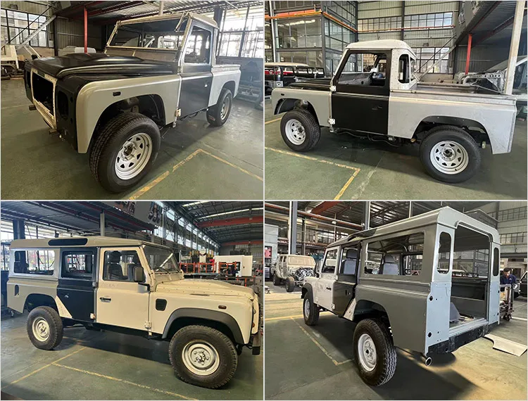 قطع غيار السيارات بالجملة بوما نمط الصلب الباب الأمامي والخلفي لـ L-and Rover Defender 90 110 130 التقاط #2