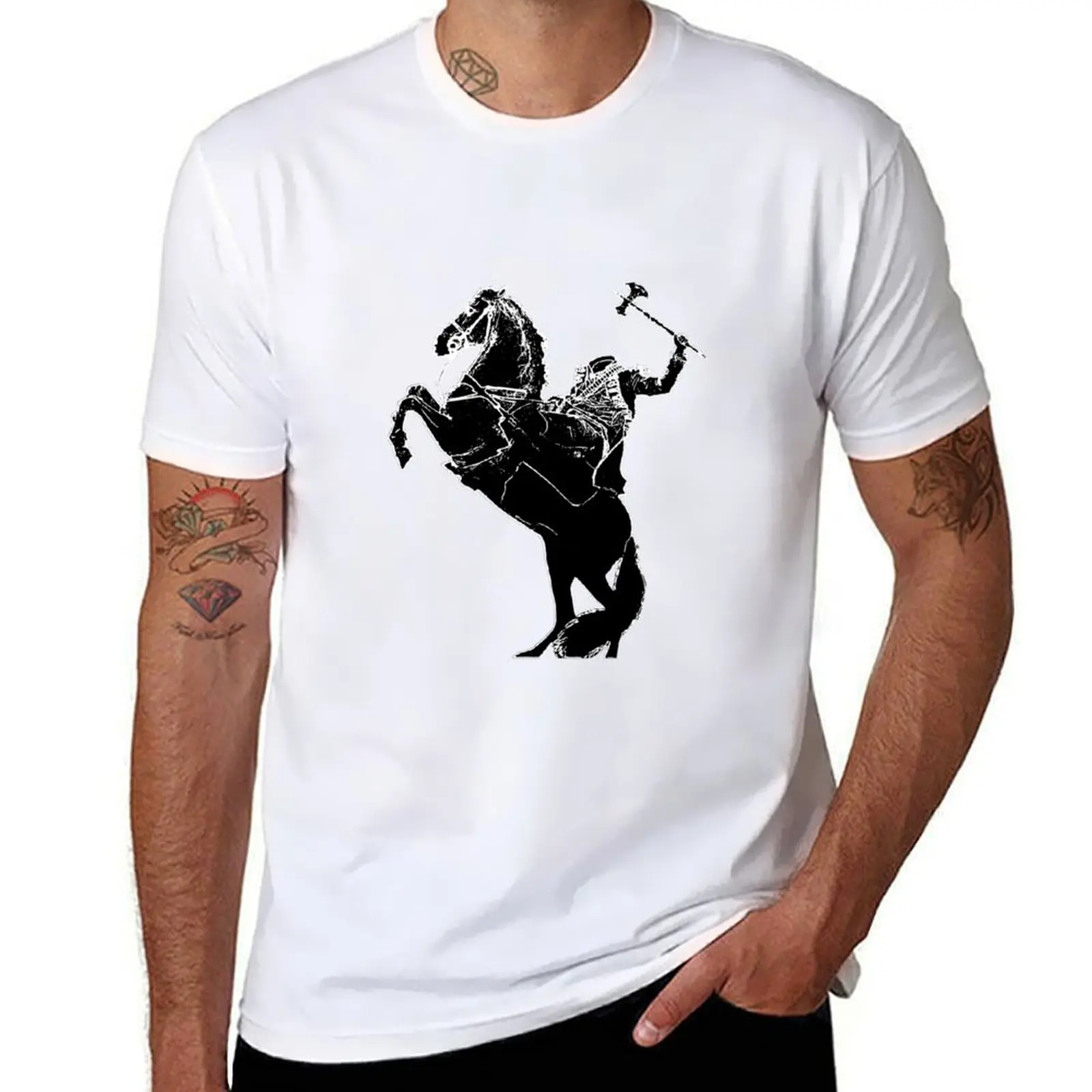 

shirts man essential cotton The t man cotton shirt for shirt Headless t T-Shirt Horseman t