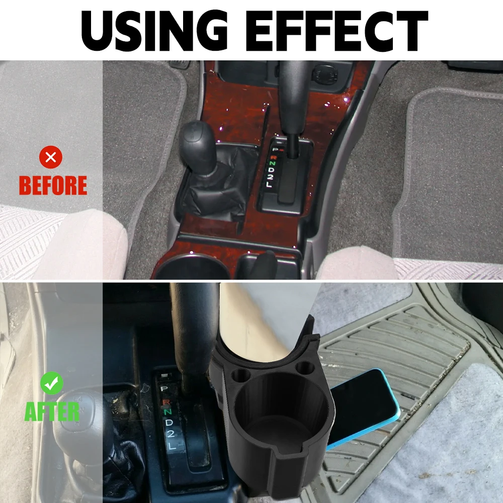 1/2 قطعة حامل الكأس المزدوج مناسبة ل 1996-2002 تويوتا عداء 4-Cup حامل اكسسوارات السيارات الداخلية