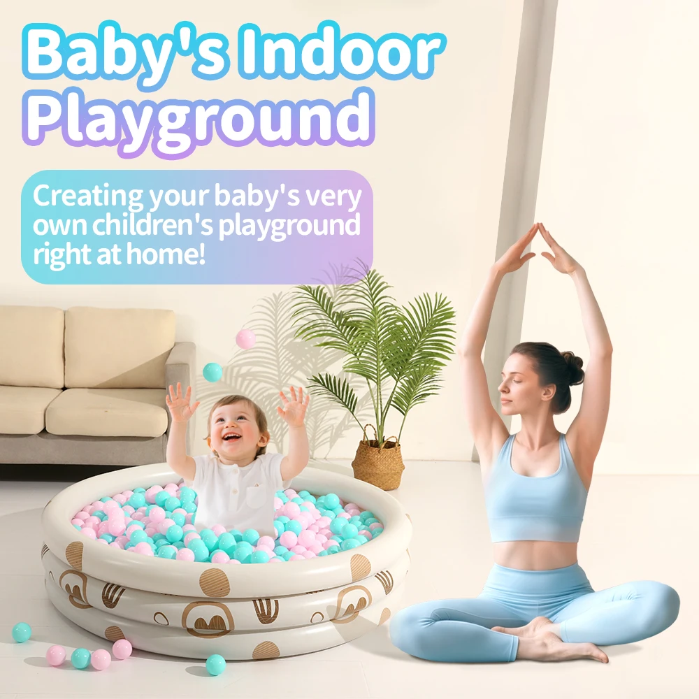 2.16 polegadas 100 pçs engrossar bpa livre não-tóxico bola de plástico pit bolas multicolorido correspondência com saco jogar casa bolas de brinquedo para criança