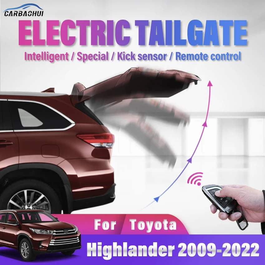 

Car Electric Tailgate Automatic control Trunk drive Car lift Rear door power kit For Toyota Highlander 2009-2022,Electric Trunk