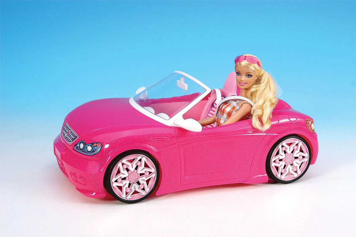 New 12-joint for car for Barbie accessories vehicle Lighted sports car wedding car Girl toy gift