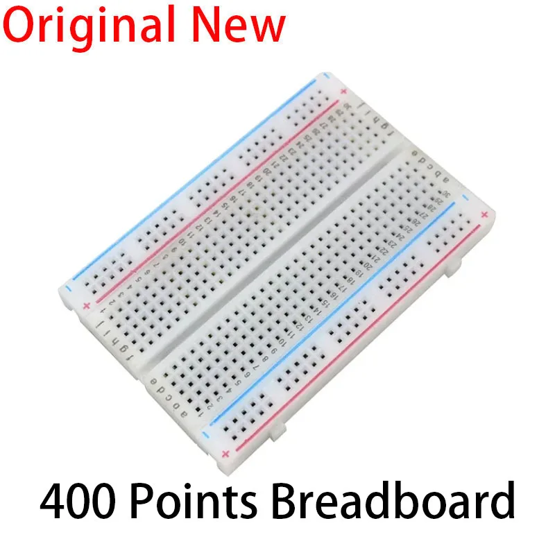 1 szt. 400 punktów bezlutowa deska do pieczenia deska do pieczenia PCB płytka testowa 400 otworów 8.5*5.5cm połączona płyta eksperymentalna do łączenia
