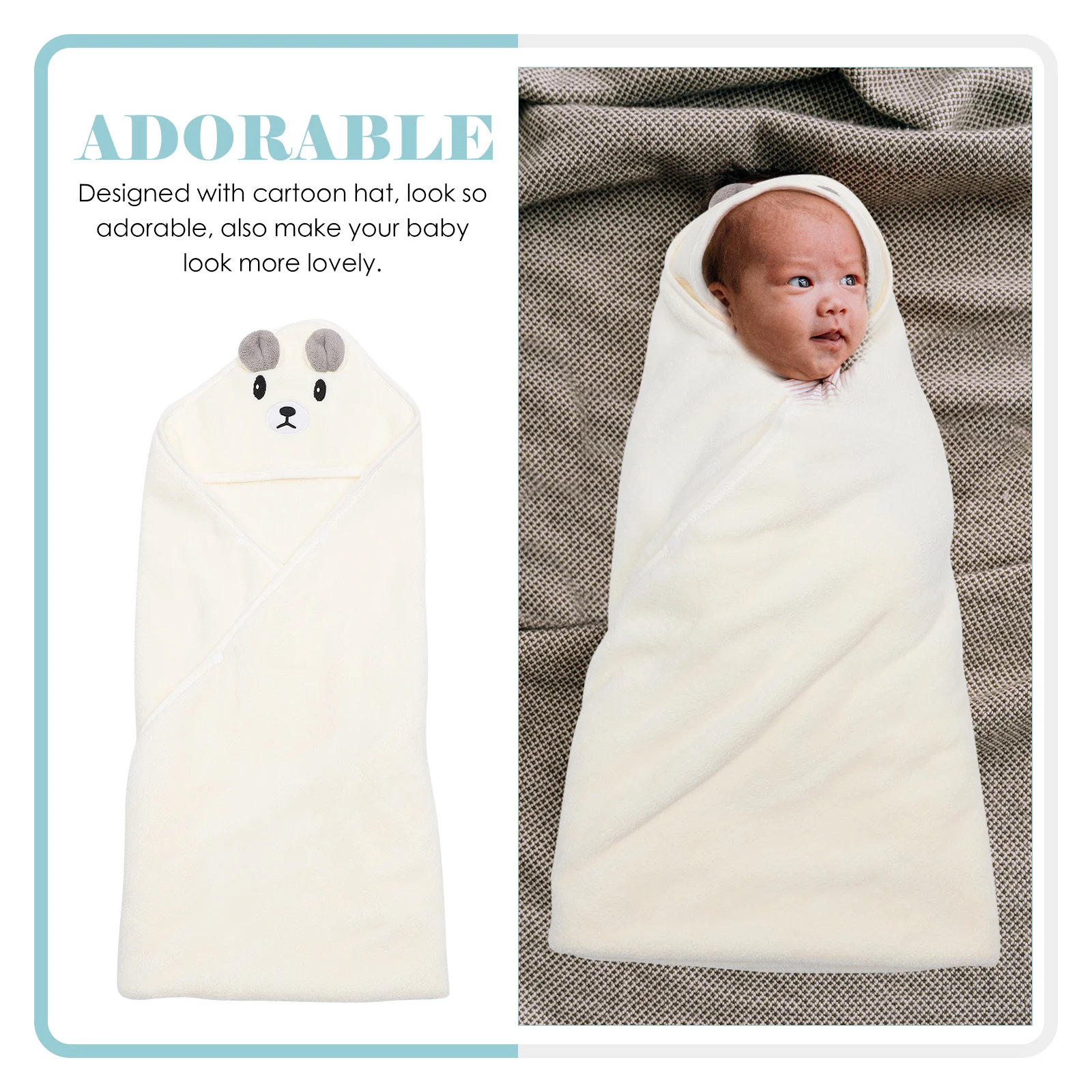 

Детское полотенце, детское купальное полотенце, мультяшная шапка, ультра мягкое впитывающее банное одеяло для новорожденных, приятные для кожи детские полотенца