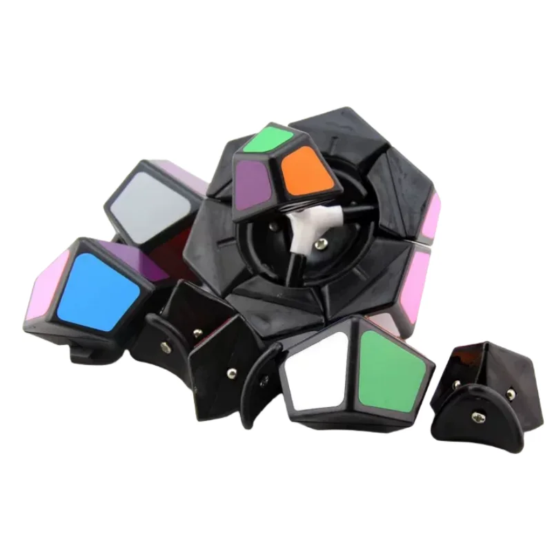 Lanlan skewb dodecaedro cubo forma estranha cubo mágico profissional quebra-cabeça brinquedos crianças presente magico cubo quebra-cabeça