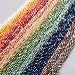 New Shiny Color 4mm Rondelle Crystal Glass Beads Faceted Loose Spacer Glass Beads for Jewelry Making DIY Bracelet