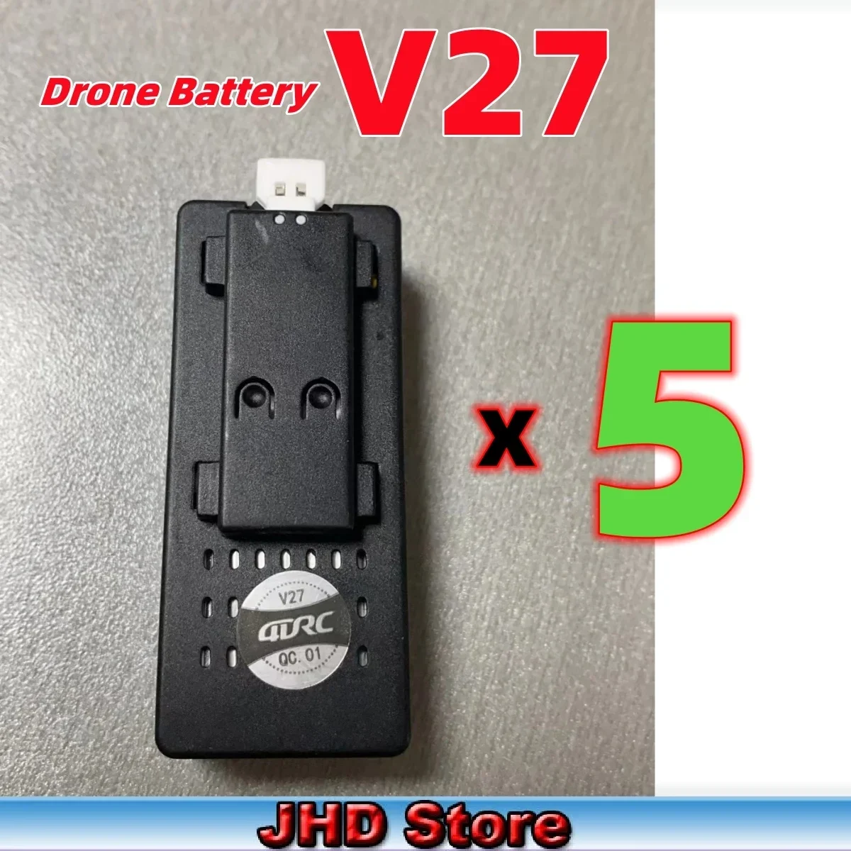 JHD 4D-V27 batería de repuesto Original para Dron planeador de espuma, 3,7 V, 1000mah, 4DRC V27, Avión RC, venta al por mayor