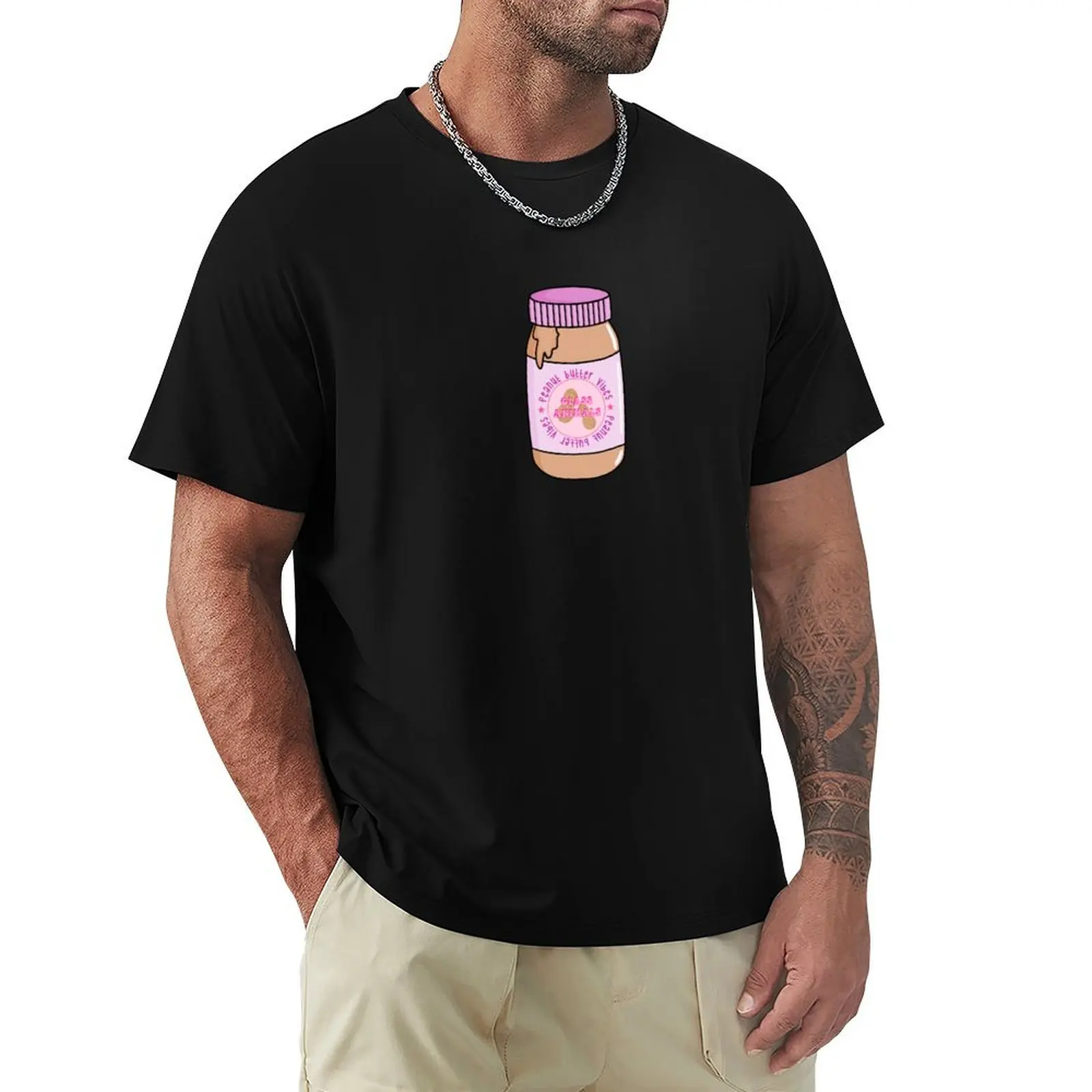 Peanut Butter Vibes - Glass Animals T-Shirt Large Size Basic Casual T-Shirt