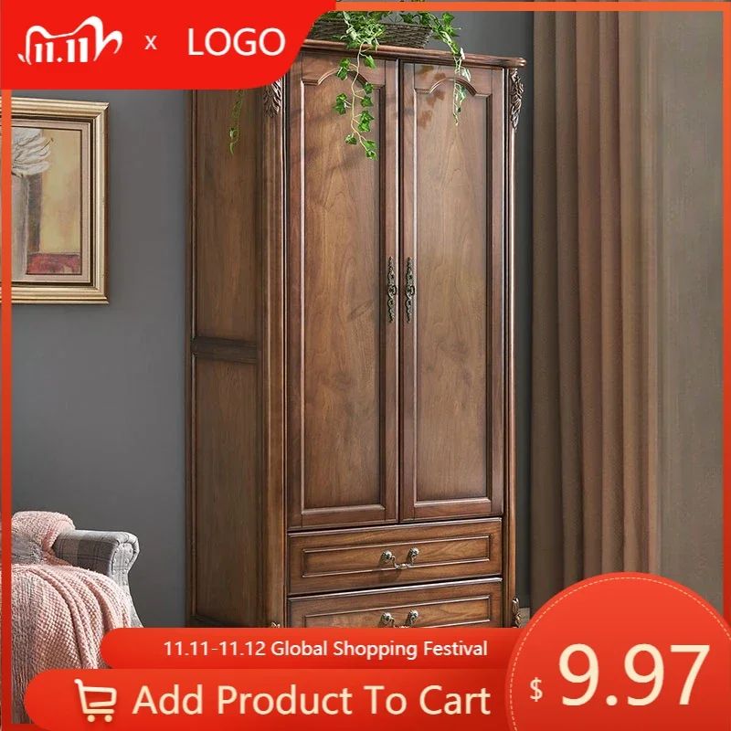 

Drawer Wood Wardrobe Nordic Multilayer Doors Open Closets Bedroom Wardrobe Cabinet Shelves Armario Ropero Dormitorio Furniture