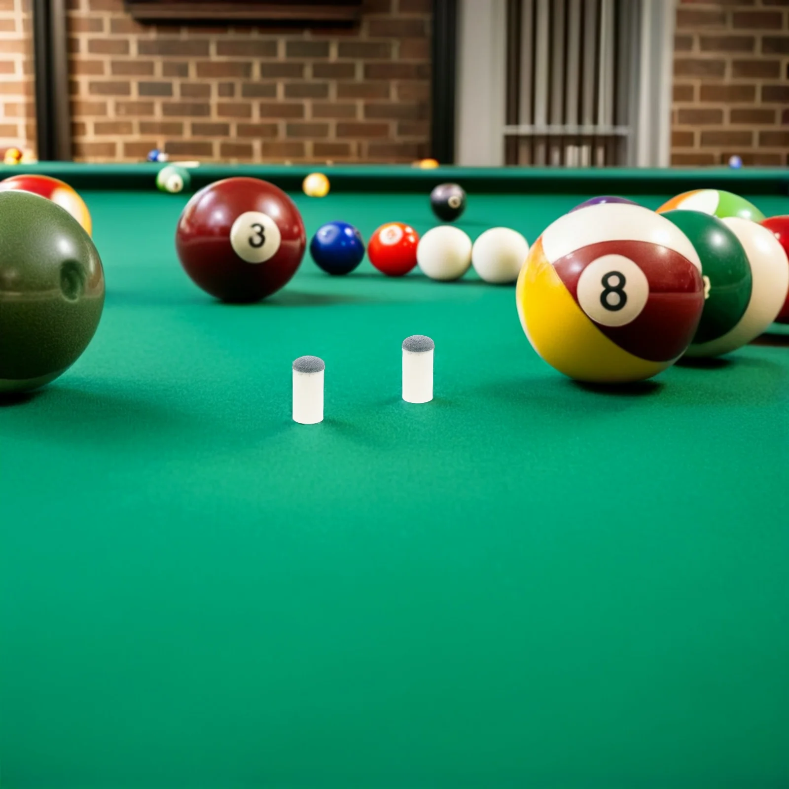 

10pcs Stick Tips 13Mm Billiard Cue Tips Replacement Kit Professional Slip-On Pool Cue Repair Tip Accessory For Pool Precision