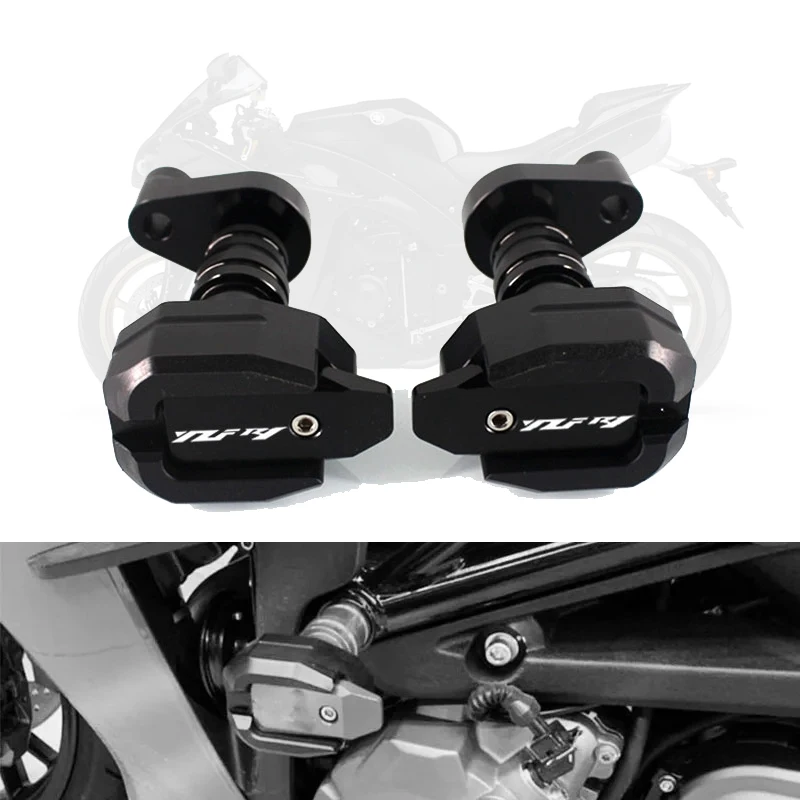 

Motorcycle CNC Falling Protection Frame Slider Fairing Guard Anti Crash Pad Protector For YAMAHA YZF-R1 YZFR1 YZF R1 2004-2008