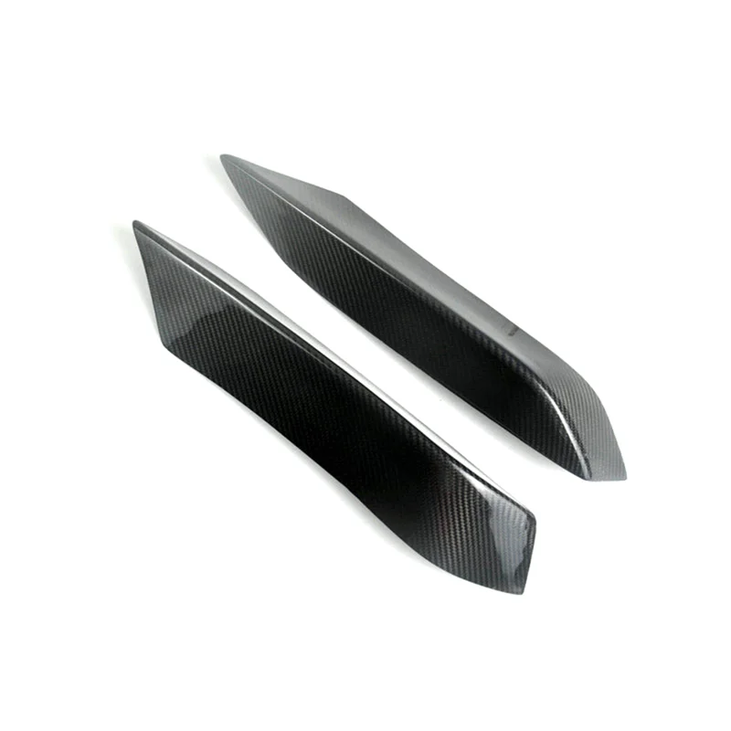 

For BMW M3 F82 F83 M4 2014-2019 Real Carbon Fiber Front Headlight Cover Garnish Strip Eyebrow Cover Trim Sticker