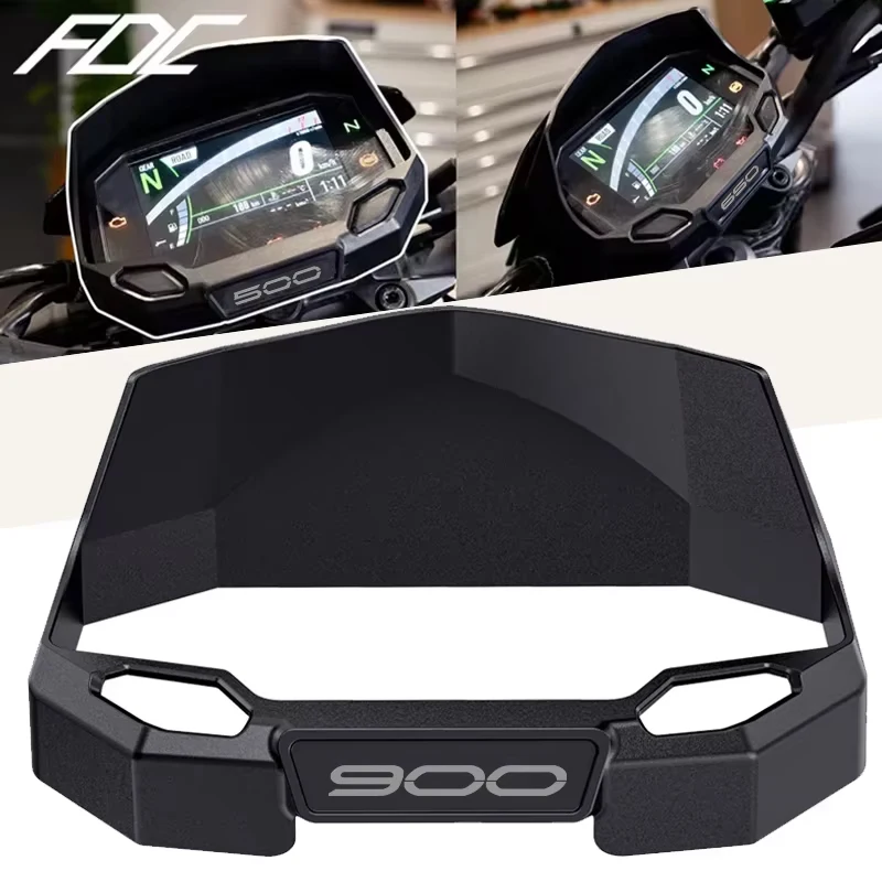 For Kawasaki Z900 Z650 NINJA650 1000 2020-24 Versys650 Z500 SE Ninja500 Motorcycle Sun Visor Meter Cover Guard Screen Protector