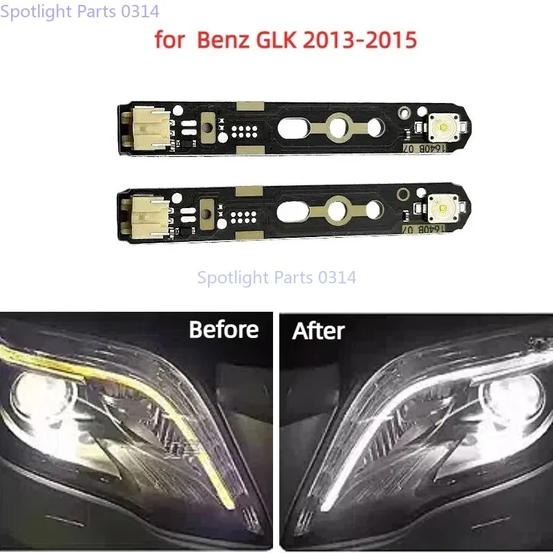 جديد لمرسيدس بنز GLK 2013-2015 سيارة المصابيح الأمامية DRL رقاقة الصابورة رقاقة لوحة دوائر كهربائية مصدر الضوء مجلس رقاقة الضوء الأبيض