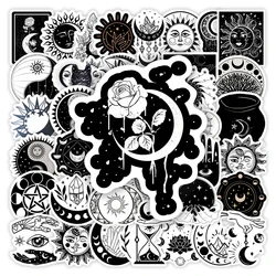 Fantasy Gothic Moon Stickers DIY Black Kids Toys Gift Decorative Decal for Scrapbook Phone Laptop Luggage Bottles Waterproof
