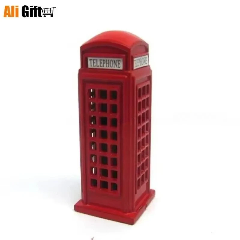 London Double Decker Bus and Phone Refrigerator Magnet UK Souvenir Collection for Home Decor Big Ben Keychain Decoration