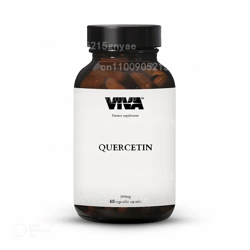 

Quercetin 500mg - Quercetin with Bromelain Supplement - Vegetarian and Gluten Free -60 Capsules