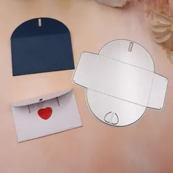 Envelope Cutting Dies Scrapbooking Stencils For Paper Card DIY Cards Photo Album Craft Decorations 2024 Dies New Arrivals
