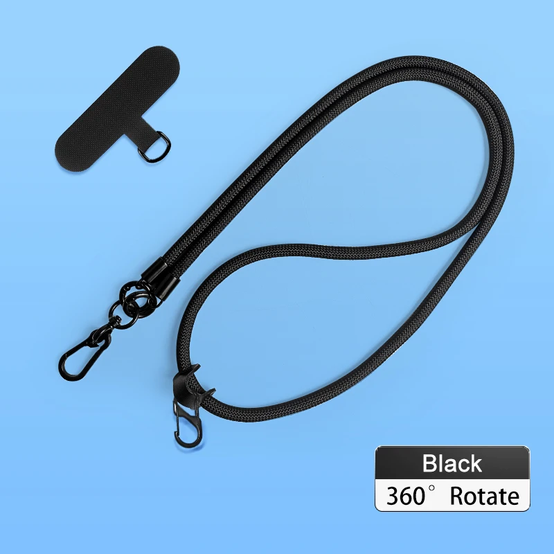 Универсальный ремешок через плечо 120 см, цепочка для чехла для телефона, регулируемый ремешок для телефона, съемная веревка для мобильного телефона