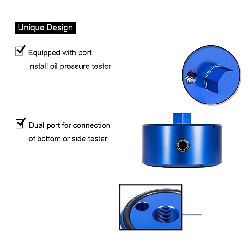 EN-47971 Oil Pressure Gauge Adapter For Generation 4 & 5 V8 Engines For Corvette Camaro 2006-Later Malibu ATS
