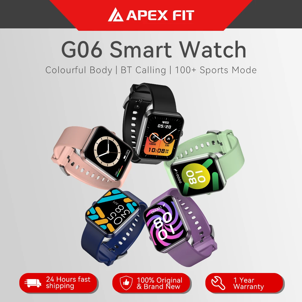 

Apex Fit Voice Calling Smartwatch Waterproof Smartwatch Sport Fitness Tracker BT Voice Call Smart Watch with Blood Oxygen