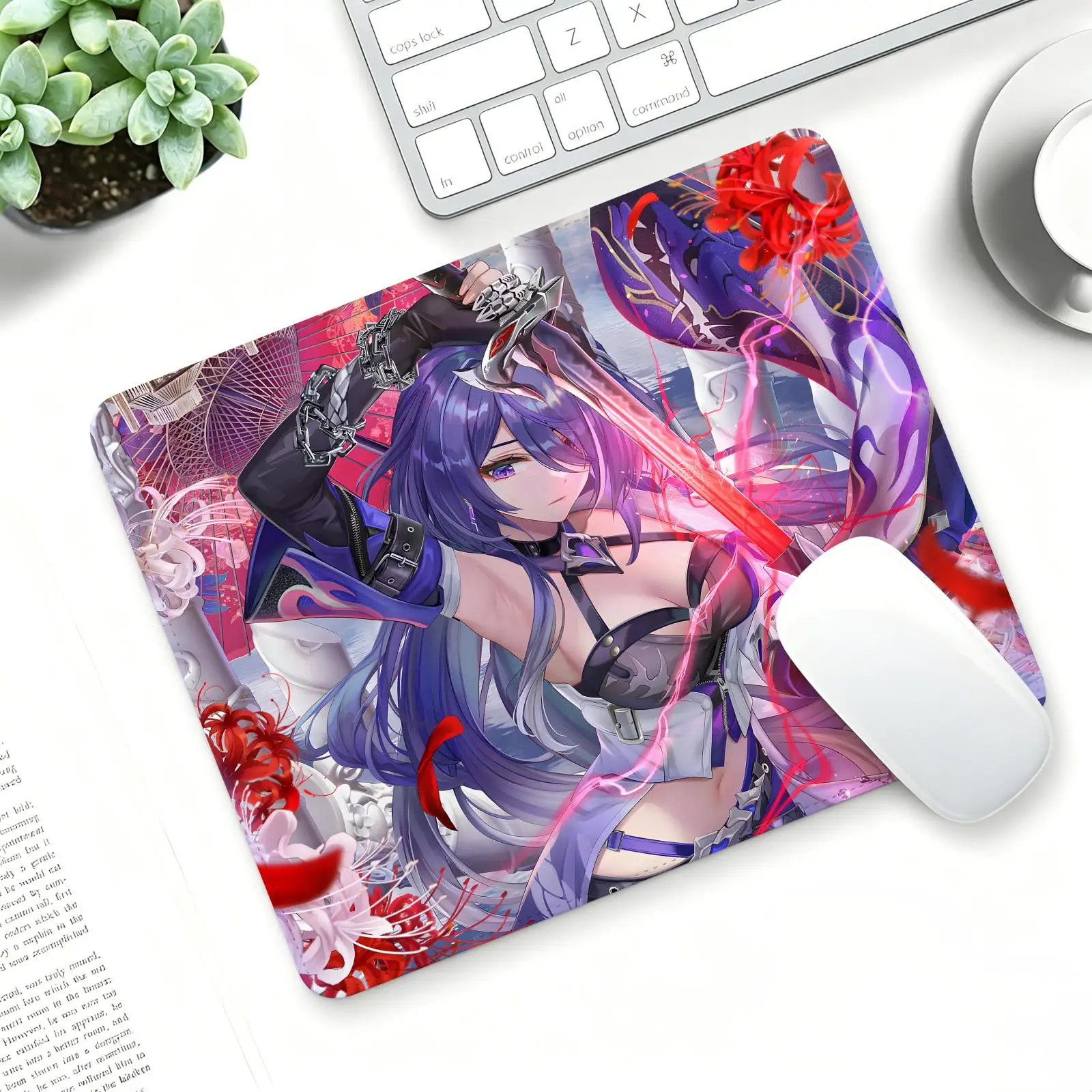 Star Rail Acheron Mouse Pad Regular gaming mouse pad S/M/L size Office mouse pad Laptop desk mat Stitched edge mouse pad