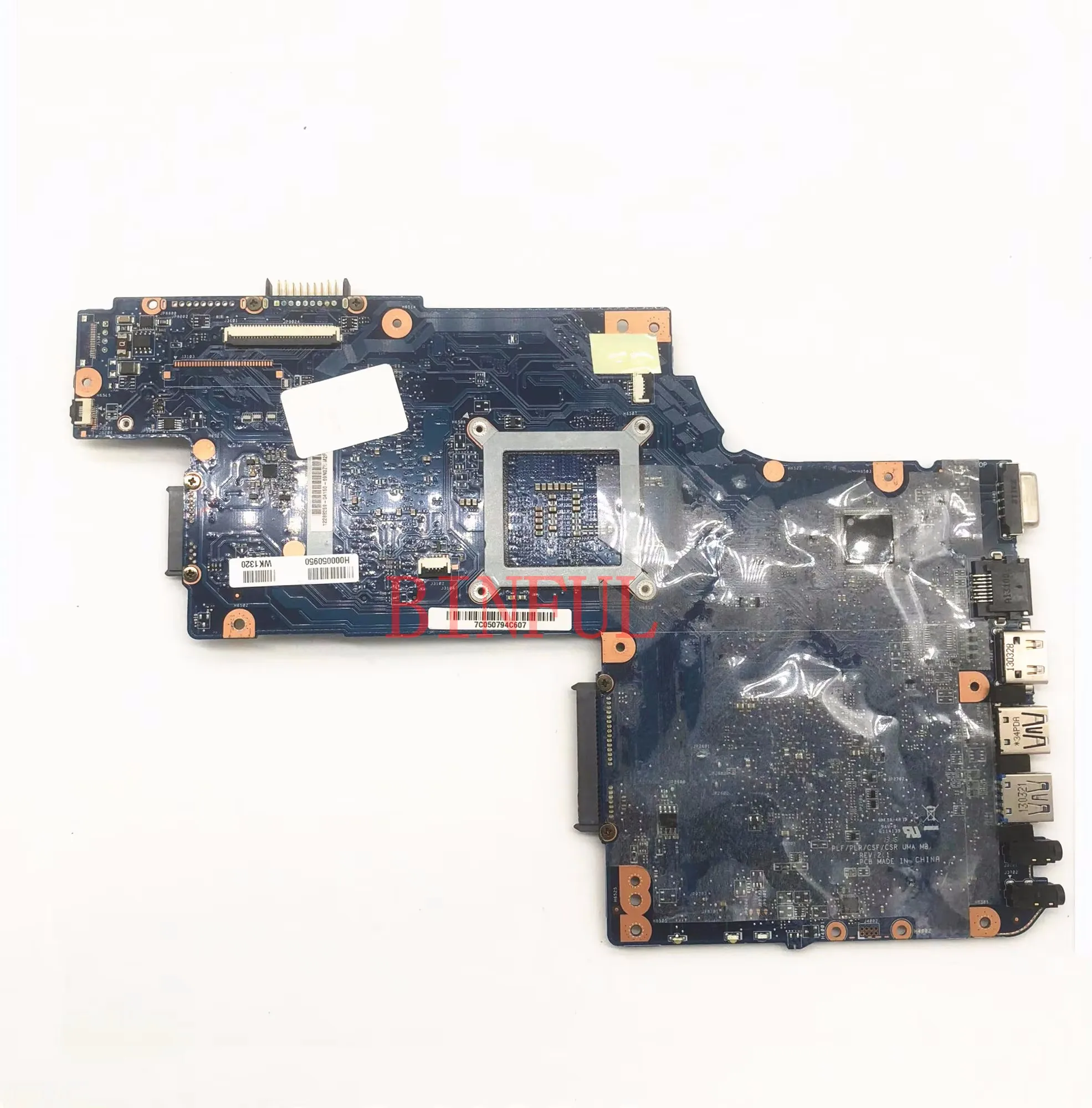 H000050950 High Quality Mainboard For Toshiba Satellite C850 C855 L850 L855 Laptop Motherboard SJTNV HM70 100% Full Working Well