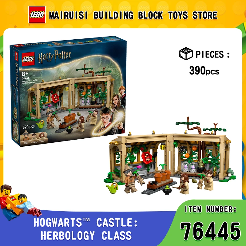 

Lego Harry Potter Series 76445 Hogwarts Castle Herbal Class Building Blocks Children's Day Toys