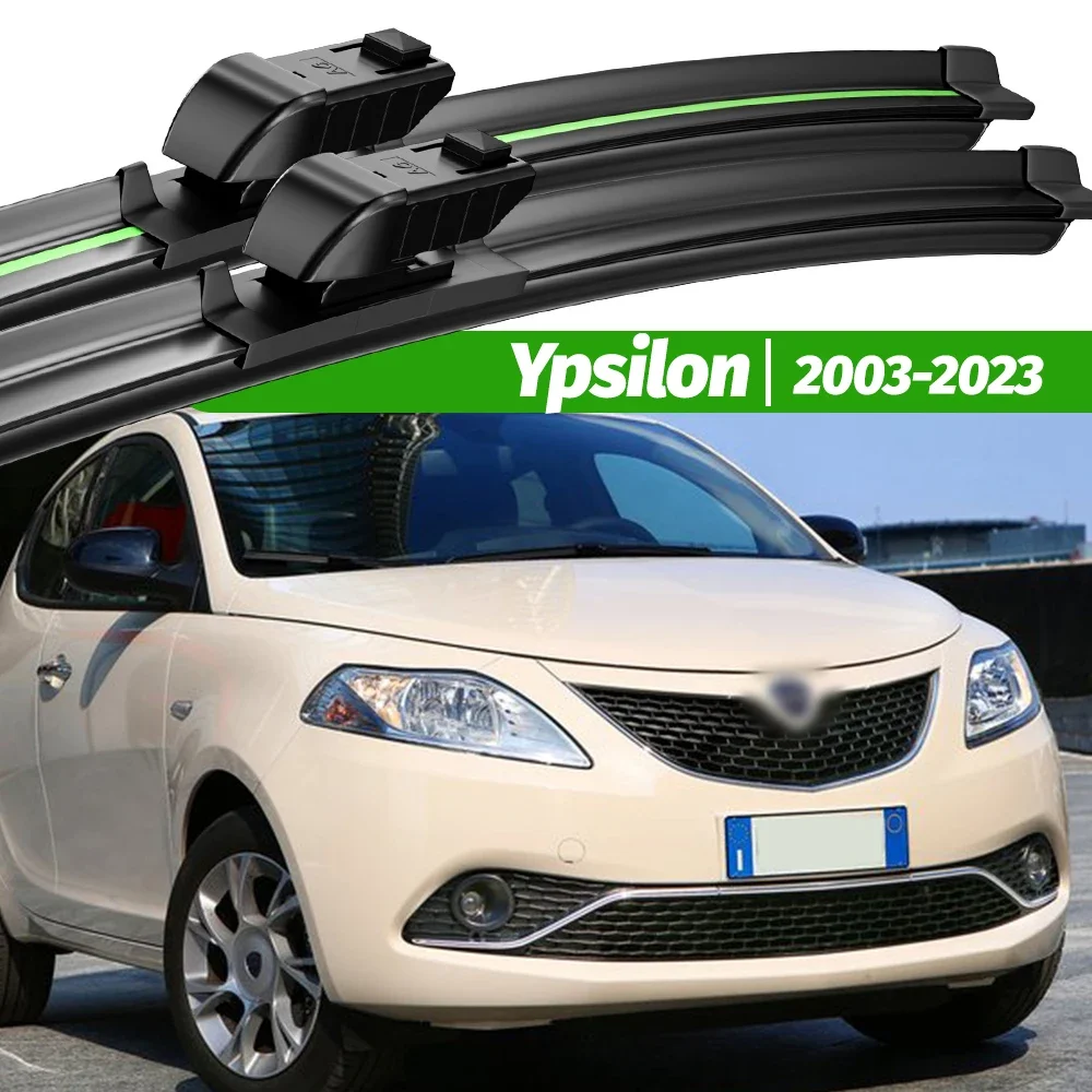 

For Lancia Ypsilon 2003-2023 2pcs Front Windshield Wiper Blades 2004 2006 2010 2011 2019 2020 2022 Windscreen Window Accessories