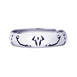 Anime Jujutsu Kaisen Ryomen Sukuna Itadori Yuji Ring Cosplay Metall öffnung verstellbare Unisex Ringe Schmuck Requisite Zubehör Geschenk