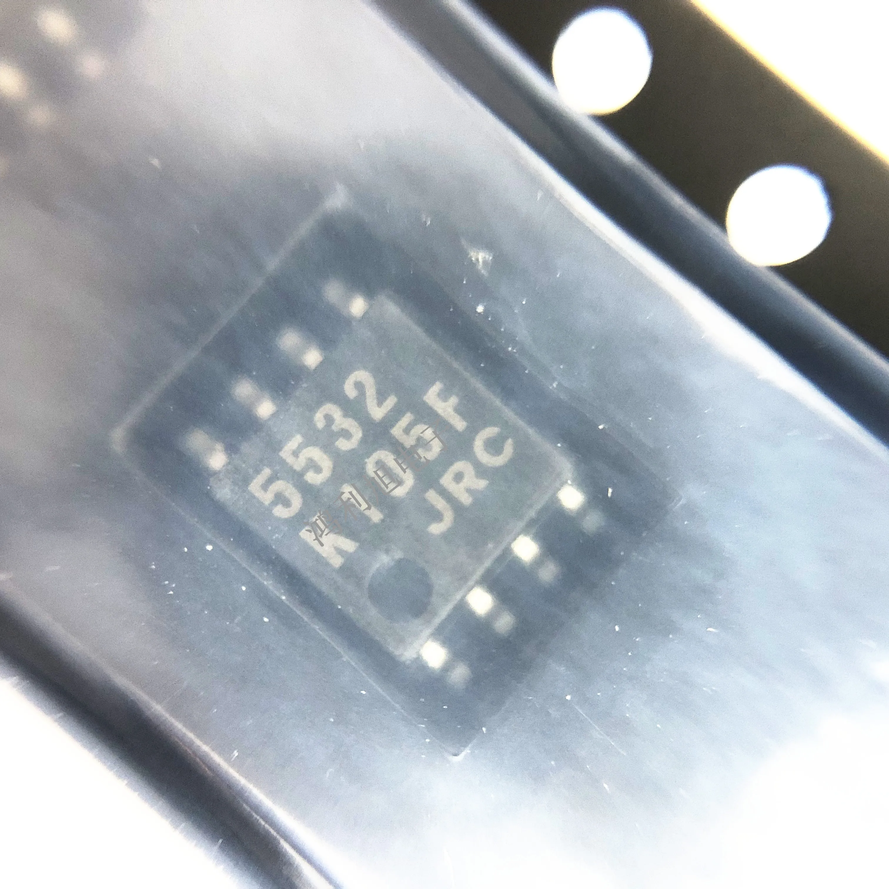 10PCS/Lot NJM5532M-TE1 NJM5532M MARKING:5532 Op Amp Dual Low Noise Amplifier ±22V 8-Pin DMP T/R