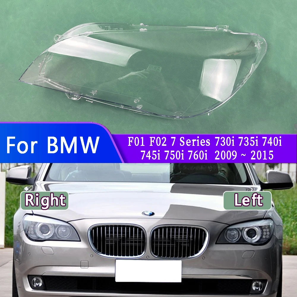 

For BMW 7 Series F01 F02 730 735 740 745 2009 2010 2011 2012 2013 2014 2015 Lampshade Headlamp Lamp Shell Lens Headlight Cover