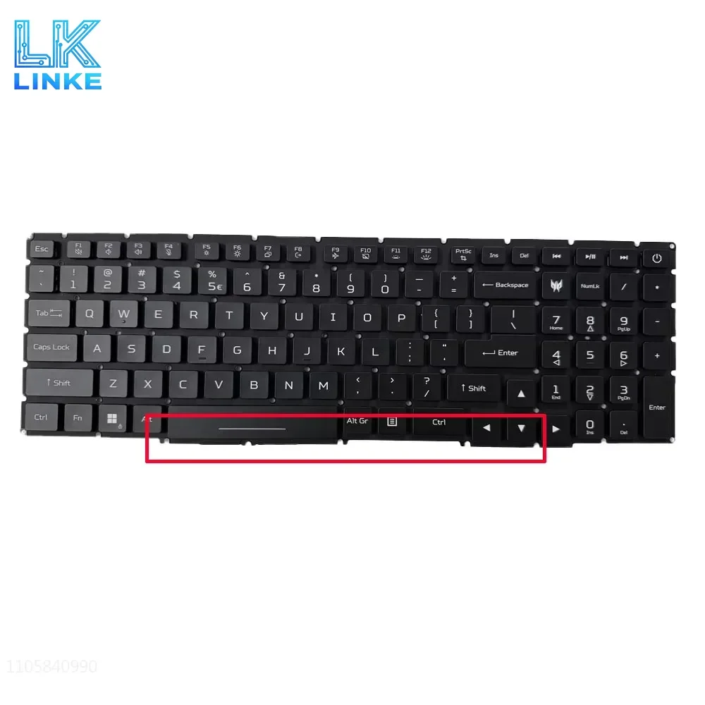 JY Laptop Per-key RGB Backlight Keyboard For ACER PH18-72 NKI151S0VV XG05P_P30BPK United States US No Frame New