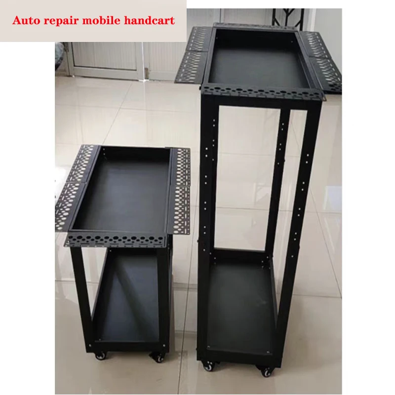 Car Dent Repair Storage Tool Car With Wheels Adjustable Height Belt Hanging Plate Pit Dent Repair Handcart  Accessories