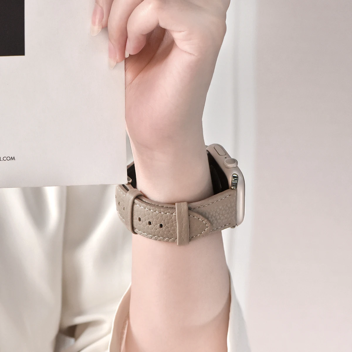 Leather Band For Apple Watch 10 42mm 46mm 9 8 7 41/45mm PU Leather Strap 38/42/40mm/44mm Ultra 49mm Bracelet iWatch SE 6 5 4 3