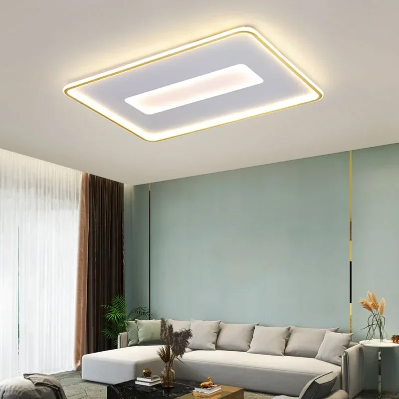 Lampu langit-langit LED Modern untuk kamar tidur ruang tamu makan lorong belajar balkon lampu gantung langit-langit dalam ruangan dekorasi rumah lampu kilau perlengkapan